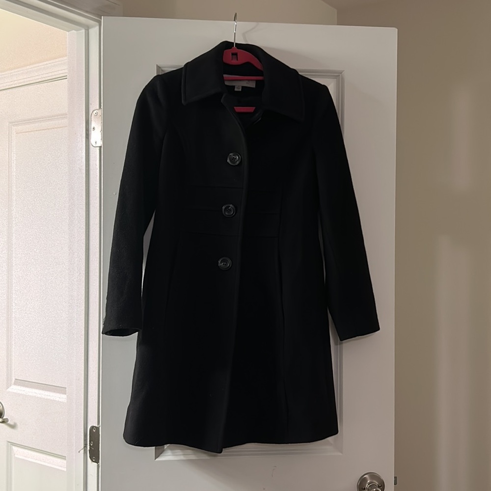 Anne Klein Wool and Cashmere Coat